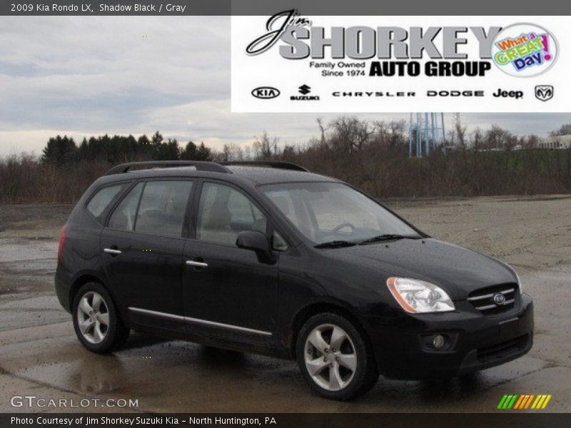 Shadow Black / Gray 2009 Kia Rondo LX