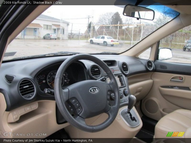 Shadow Black / Gray 2009 Kia Rondo LX