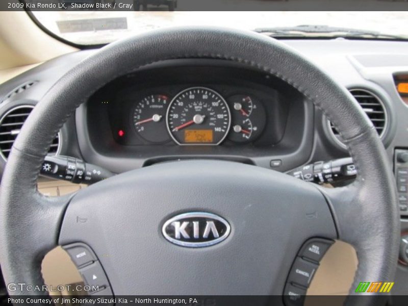 Shadow Black / Gray 2009 Kia Rondo LX