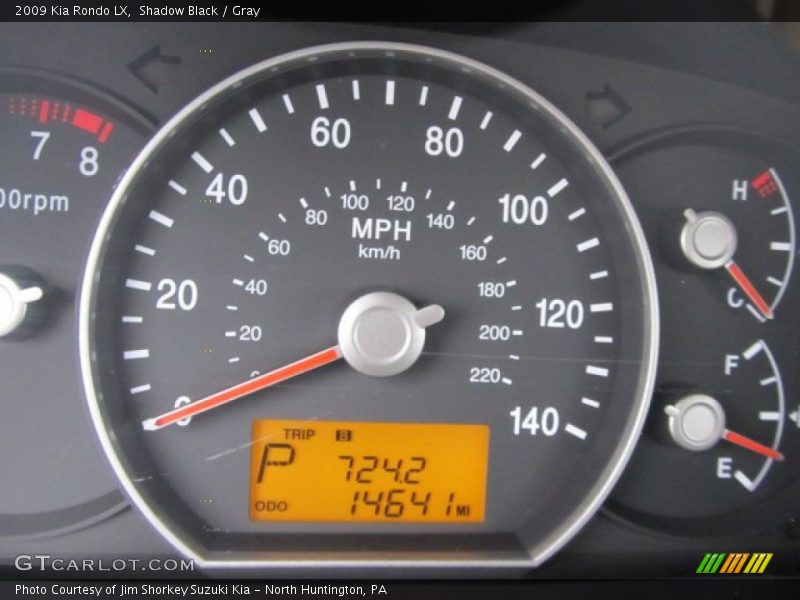 Shadow Black / Gray 2009 Kia Rondo LX