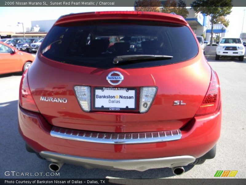Sunset Red Pearl Metallic / Charcoal 2006 Nissan Murano SL