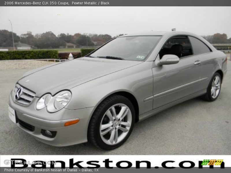 Pewter Metallic / Black 2006 Mercedes-Benz CLK 350 Coupe