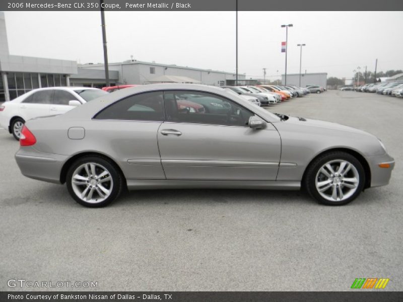 Pewter Metallic / Black 2006 Mercedes-Benz CLK 350 Coupe