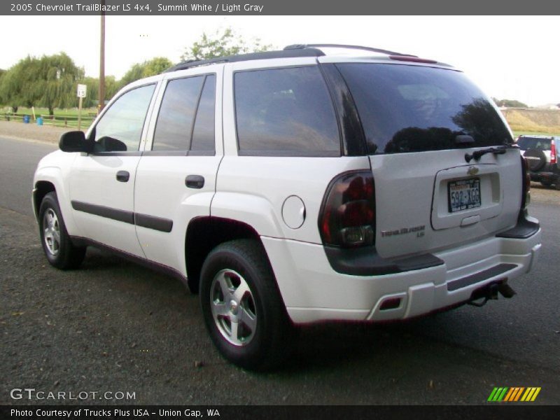 Summit White / Light Gray 2005 Chevrolet TrailBlazer LS 4x4