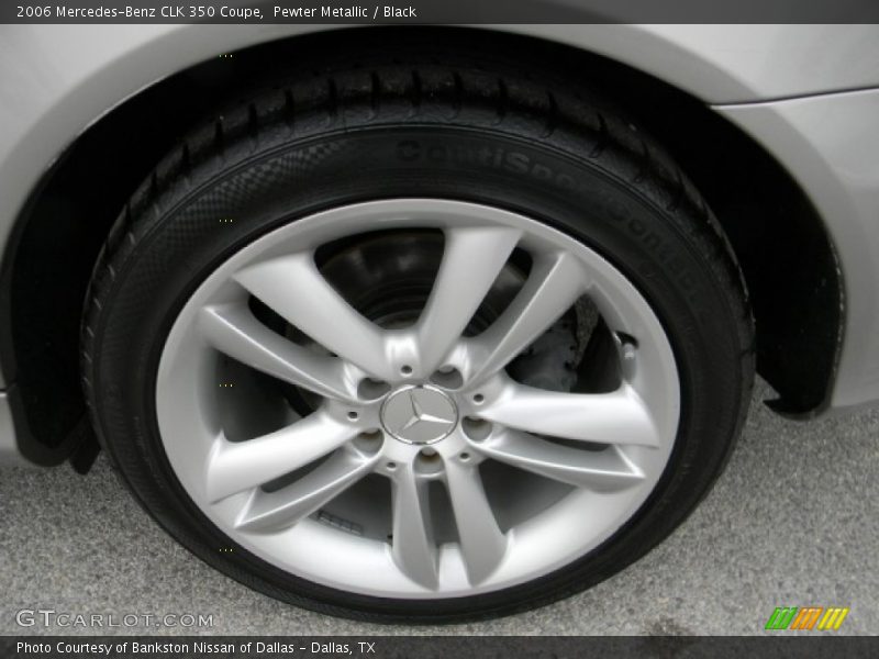 Pewter Metallic / Black 2006 Mercedes-Benz CLK 350 Coupe