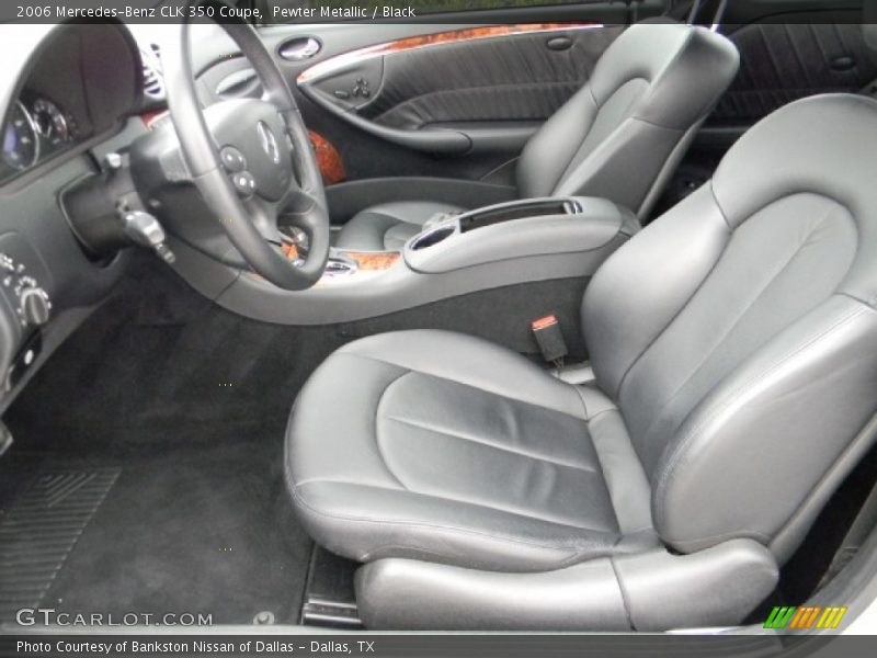 Pewter Metallic / Black 2006 Mercedes-Benz CLK 350 Coupe