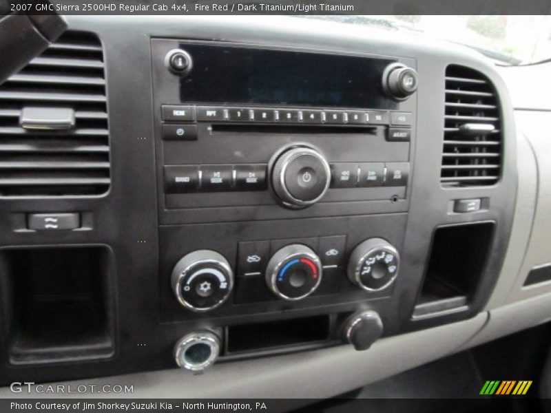 Fire Red / Dark Titanium/Light Titanium 2007 GMC Sierra 2500HD Regular Cab 4x4