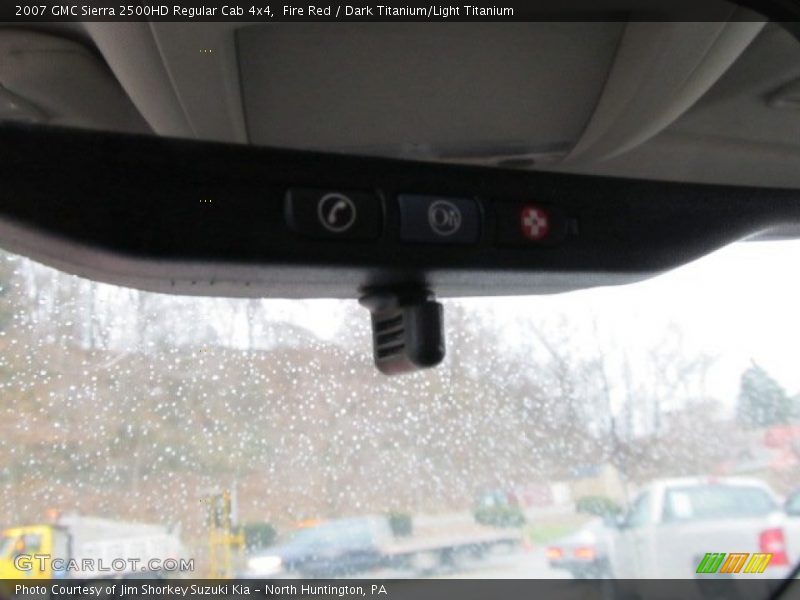 Fire Red / Dark Titanium/Light Titanium 2007 GMC Sierra 2500HD Regular Cab 4x4