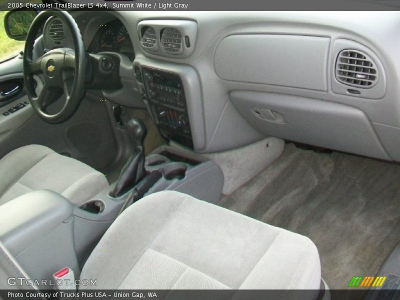 Summit White / Light Gray 2005 Chevrolet TrailBlazer LS 4x4