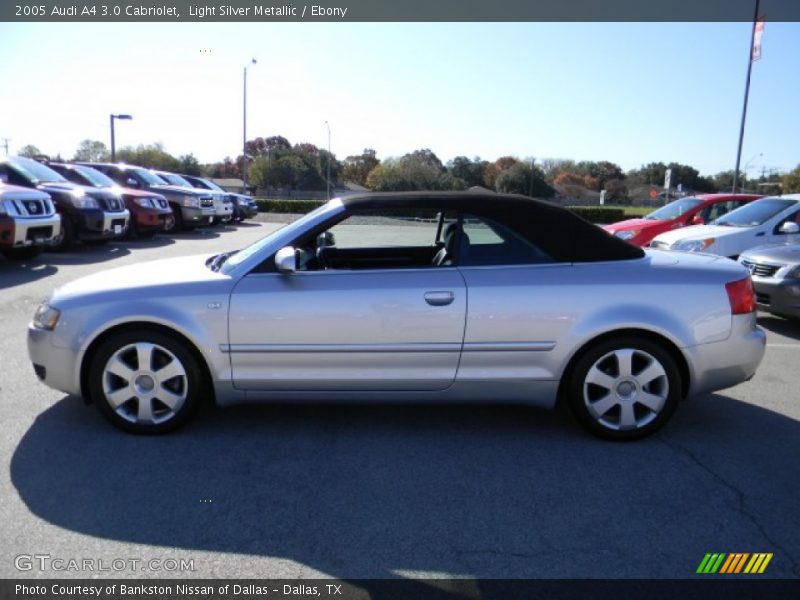 Light Silver Metallic / Ebony 2005 Audi A4 3.0 Cabriolet