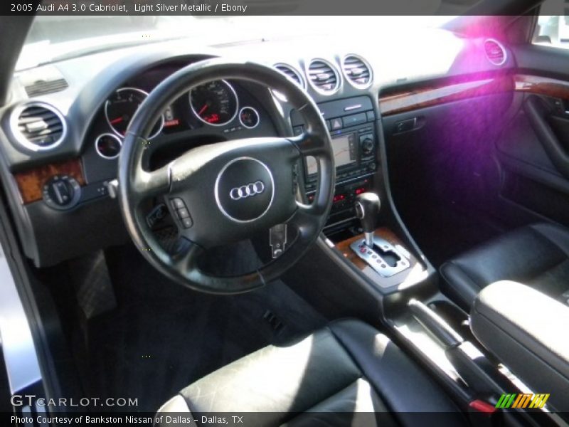 Light Silver Metallic / Ebony 2005 Audi A4 3.0 Cabriolet
