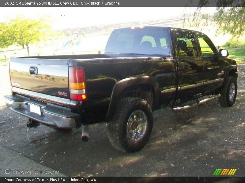 Onyx Black / Graphite 2002 GMC Sierra 2500HD SLE Crew Cab