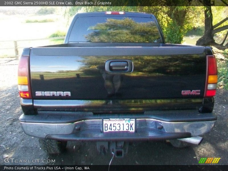 Onyx Black / Graphite 2002 GMC Sierra 2500HD SLE Crew Cab