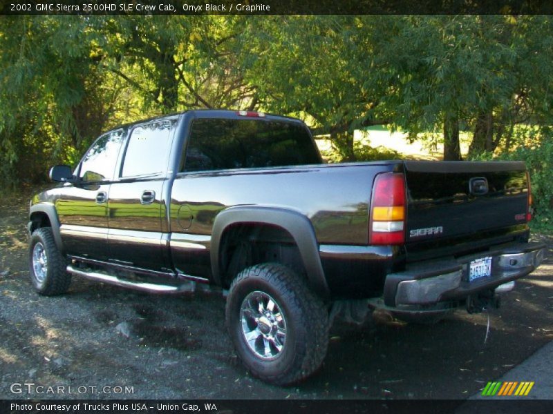 Onyx Black / Graphite 2002 GMC Sierra 2500HD SLE Crew Cab