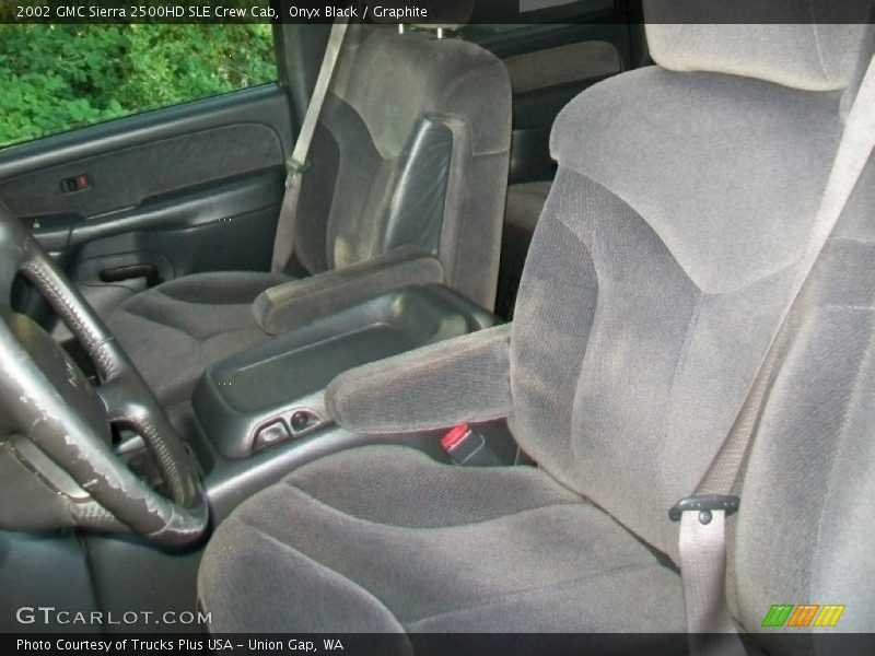 Onyx Black / Graphite 2002 GMC Sierra 2500HD SLE Crew Cab