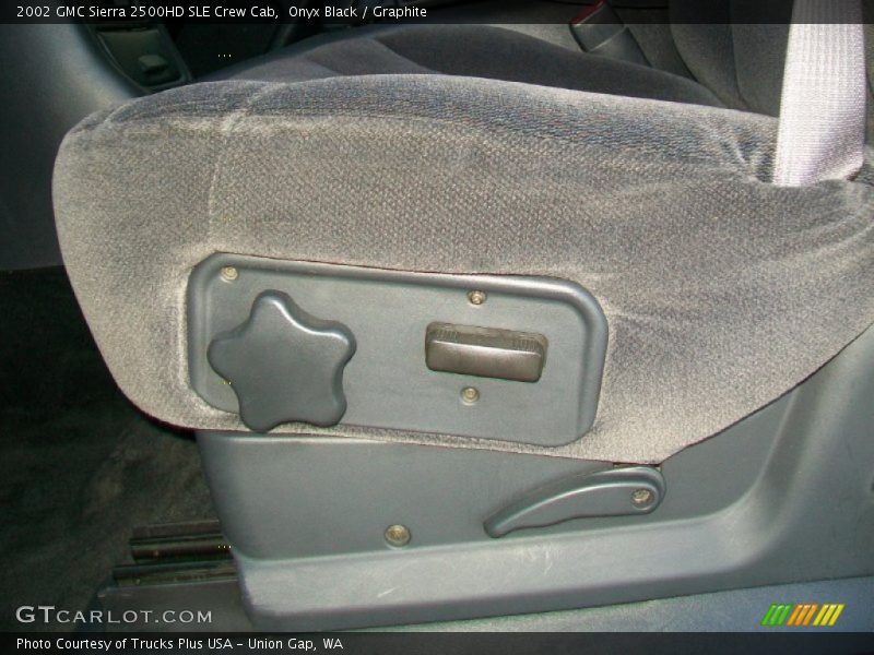 Onyx Black / Graphite 2002 GMC Sierra 2500HD SLE Crew Cab