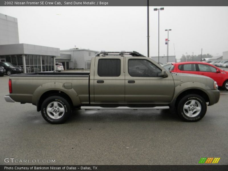 Sand Dune Metallic / Beige 2002 Nissan Frontier SE Crew Cab