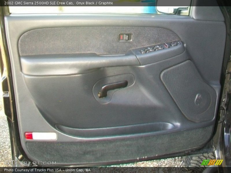 Onyx Black / Graphite 2002 GMC Sierra 2500HD SLE Crew Cab