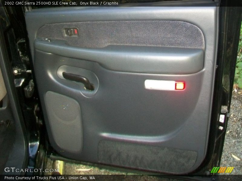 Onyx Black / Graphite 2002 GMC Sierra 2500HD SLE Crew Cab