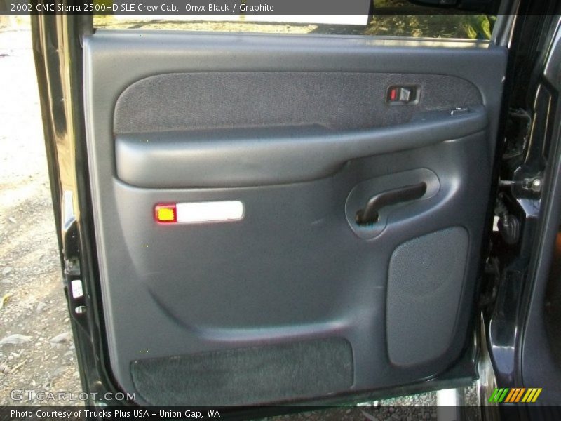 Onyx Black / Graphite 2002 GMC Sierra 2500HD SLE Crew Cab
