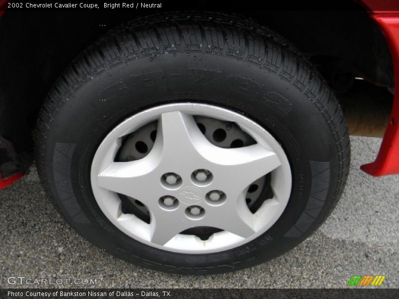 Bright Red / Neutral 2002 Chevrolet Cavalier Coupe