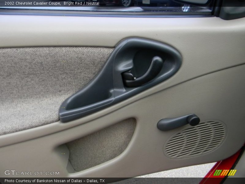 Bright Red / Neutral 2002 Chevrolet Cavalier Coupe