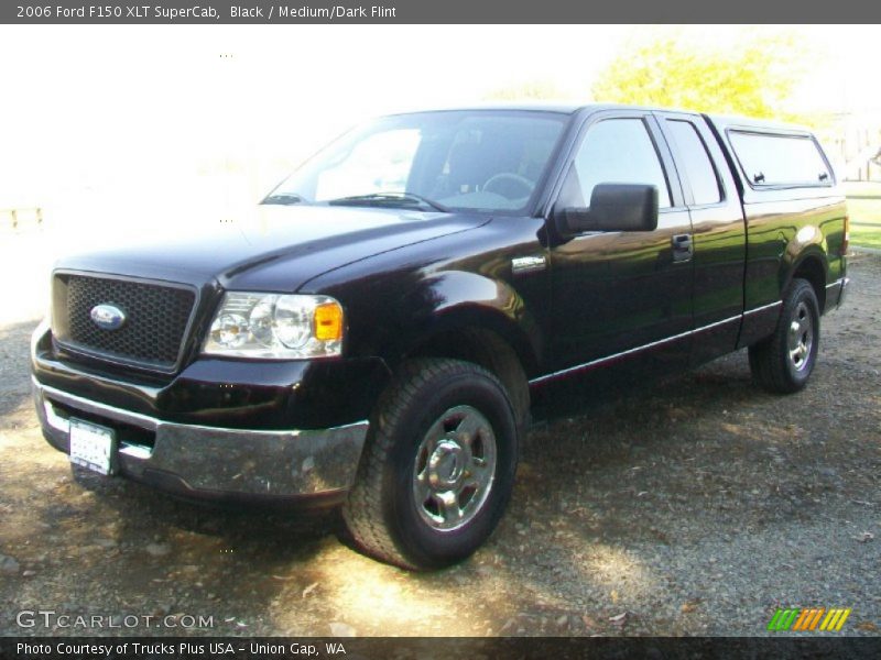 Black / Medium/Dark Flint 2006 Ford F150 XLT SuperCab