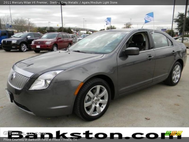 Sterling Grey Metallic / Agate/Medium Light Stone 2011 Mercury Milan V6 Premier