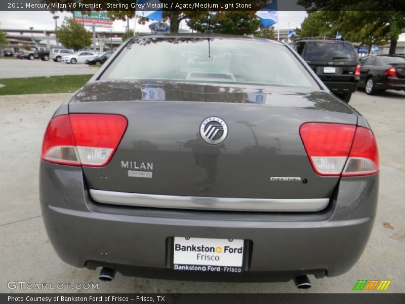 Sterling Grey Metallic / Agate/Medium Light Stone 2011 Mercury Milan V6 Premier