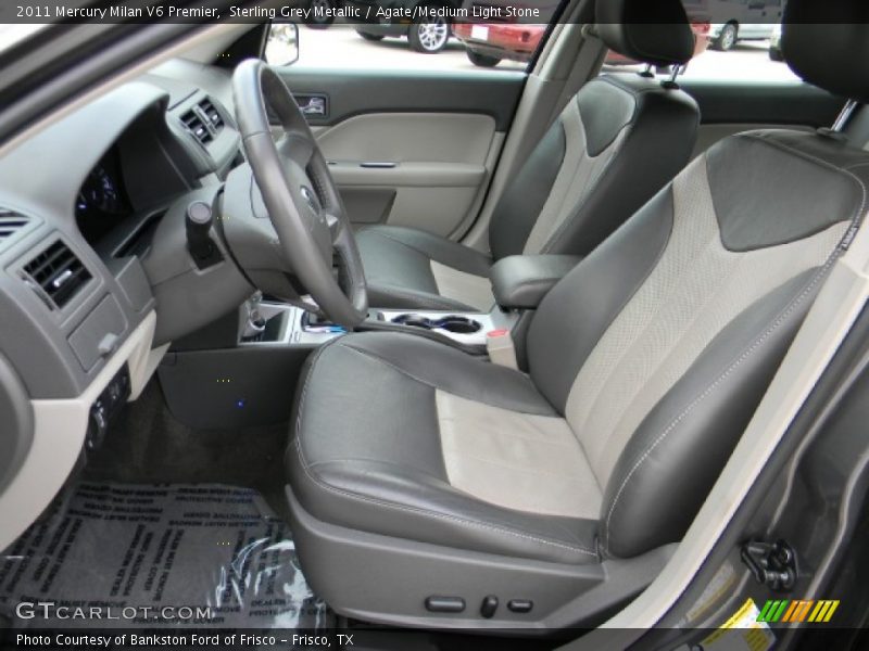 Sterling Grey Metallic / Agate/Medium Light Stone 2011 Mercury Milan V6 Premier