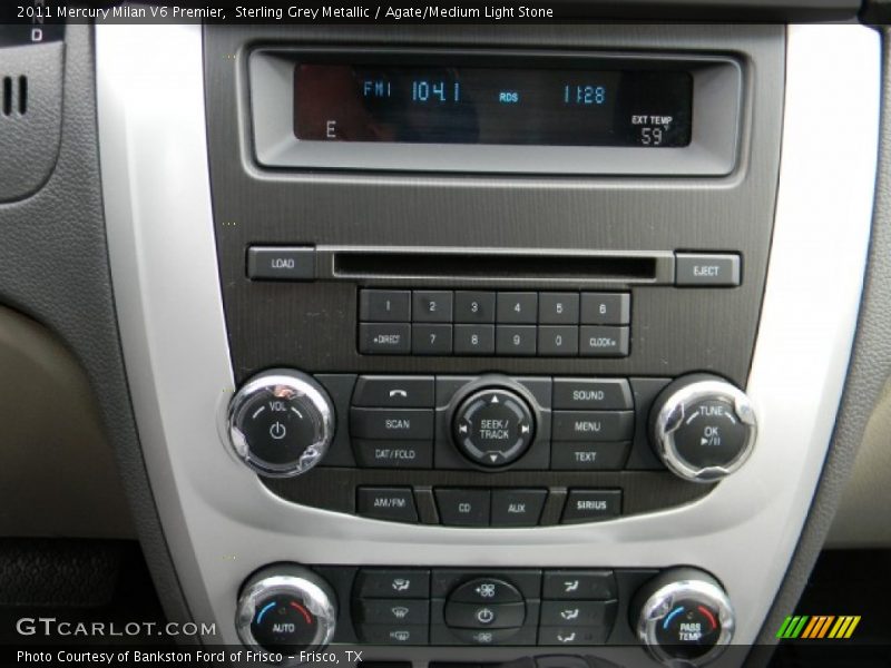 Sterling Grey Metallic / Agate/Medium Light Stone 2011 Mercury Milan V6 Premier