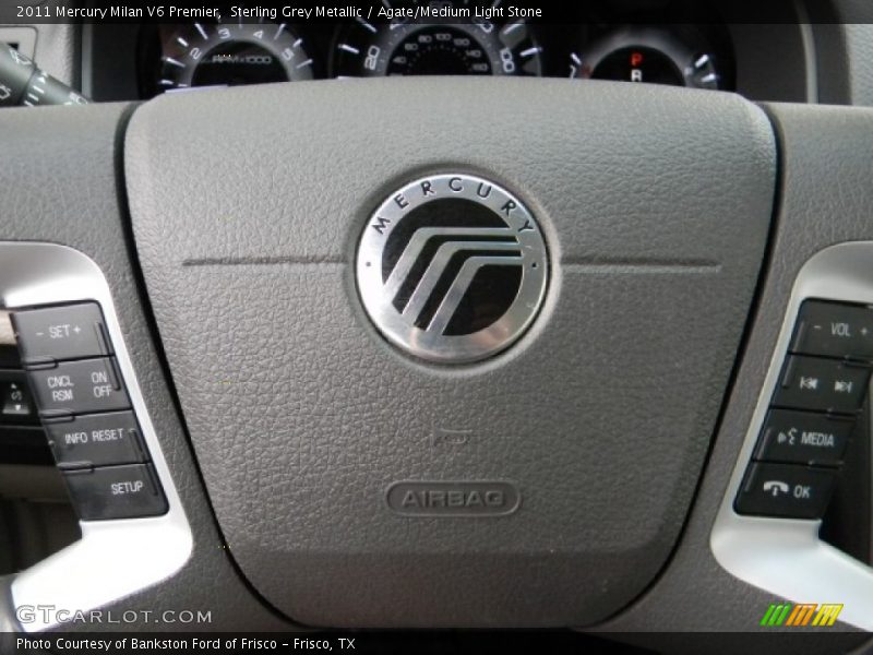Sterling Grey Metallic / Agate/Medium Light Stone 2011 Mercury Milan V6 Premier