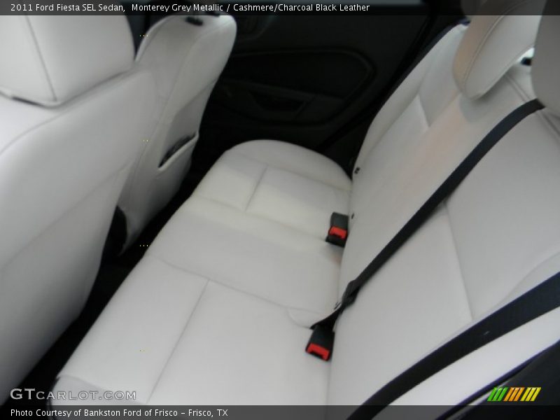 Monterey Grey Metallic / Cashmere/Charcoal Black Leather 2011 Ford Fiesta SEL Sedan