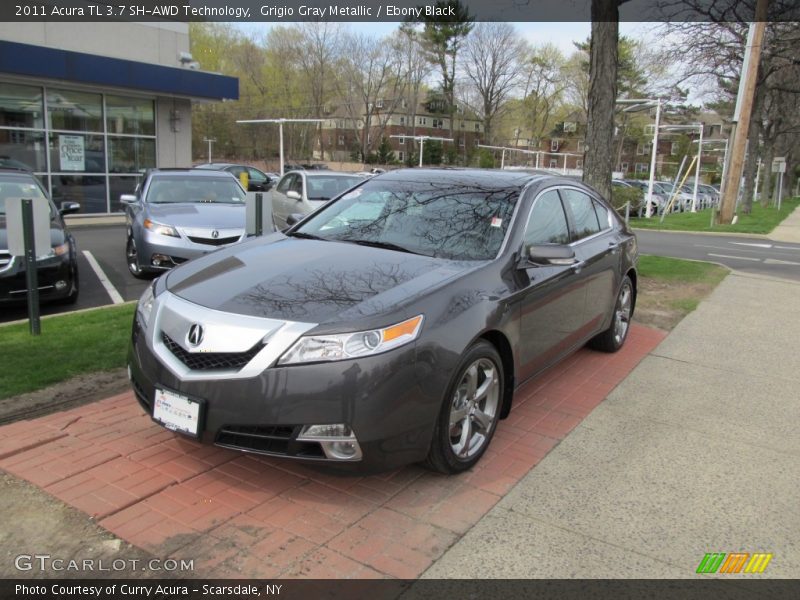 Grigio Gray Metallic / Ebony Black 2011 Acura TL 3.7 SH-AWD Technology