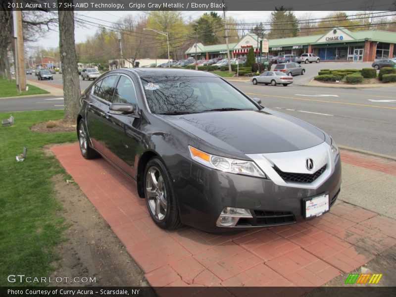 Grigio Gray Metallic / Ebony Black 2011 Acura TL 3.7 SH-AWD Technology