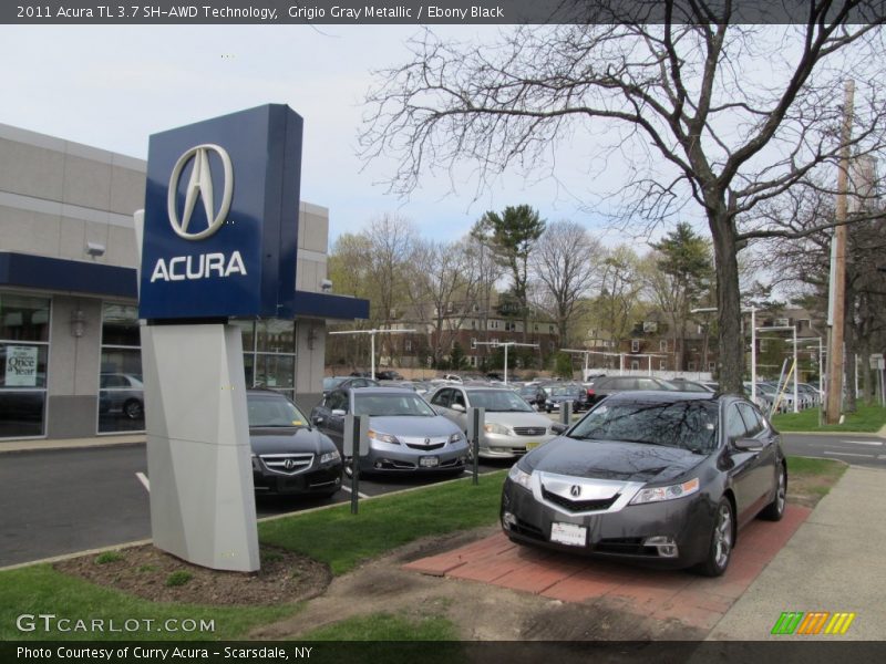 Grigio Gray Metallic / Ebony Black 2011 Acura TL 3.7 SH-AWD Technology