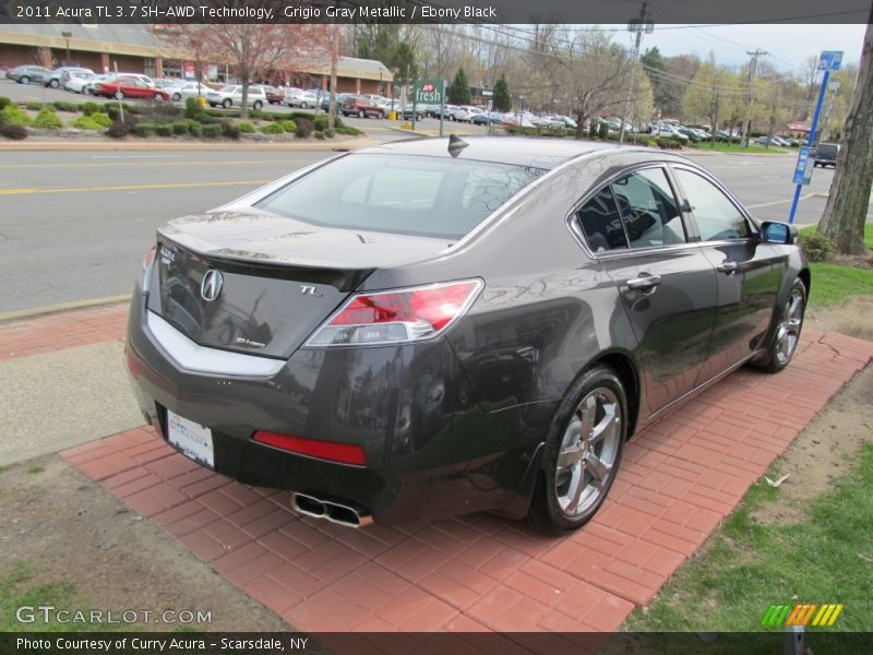 Grigio Gray Metallic / Ebony Black 2011 Acura TL 3.7 SH-AWD Technology
