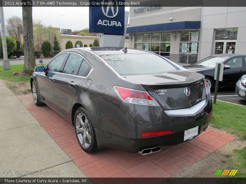 Grigio Gray Metallic / Ebony Black 2011 Acura TL 3.7 SH-AWD Technology