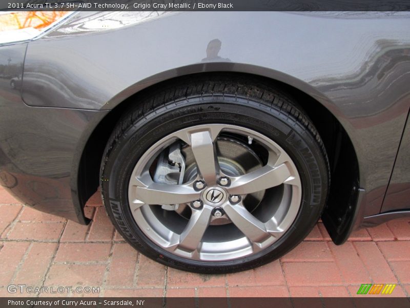 Grigio Gray Metallic / Ebony Black 2011 Acura TL 3.7 SH-AWD Technology