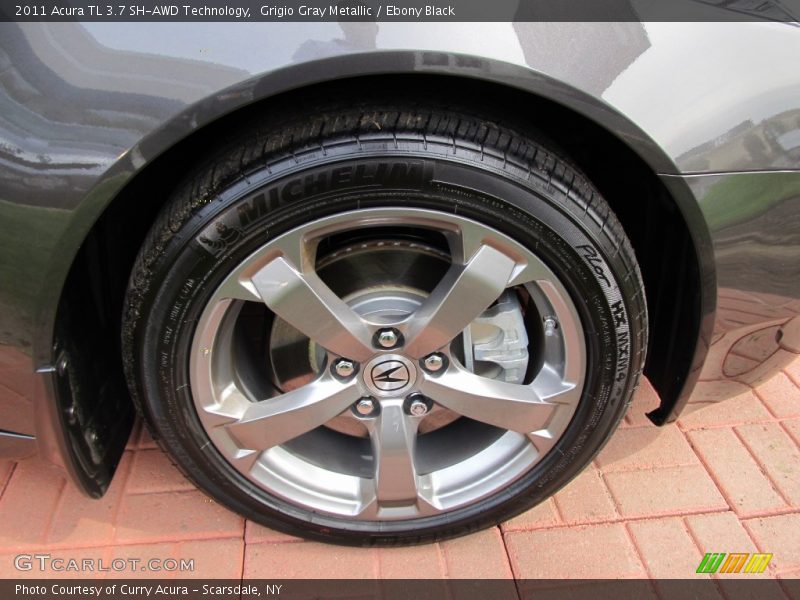 Grigio Gray Metallic / Ebony Black 2011 Acura TL 3.7 SH-AWD Technology