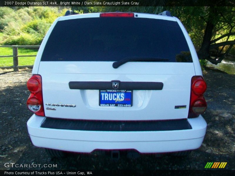 Bright White / Dark Slate Gray/Light Slate Gray 2007 Dodge Durango SLT 4x4