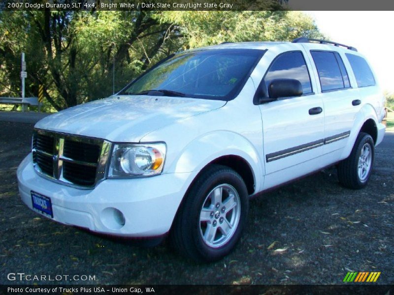 Bright White / Dark Slate Gray/Light Slate Gray 2007 Dodge Durango SLT 4x4