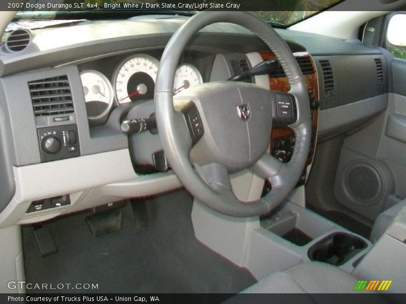 Bright White / Dark Slate Gray/Light Slate Gray 2007 Dodge Durango SLT 4x4