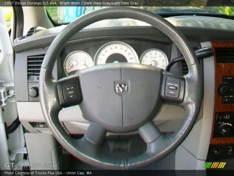 Bright White / Dark Slate Gray/Light Slate Gray 2007 Dodge Durango SLT 4x4