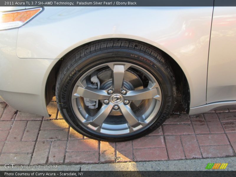 Paladium Silver Pearl / Ebony Black 2011 Acura TL 3.7 SH-AWD Technology