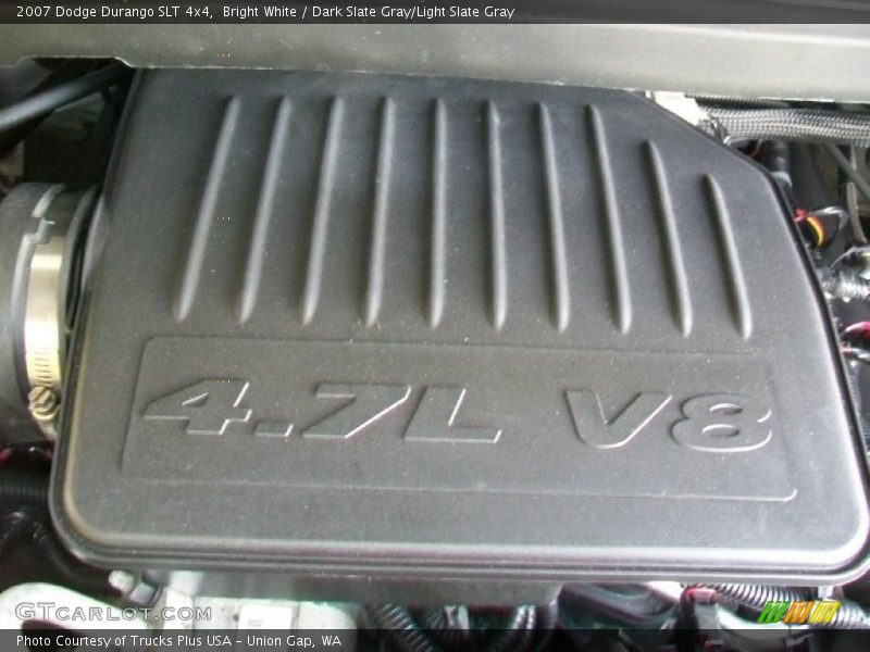 Bright White / Dark Slate Gray/Light Slate Gray 2007 Dodge Durango SLT 4x4