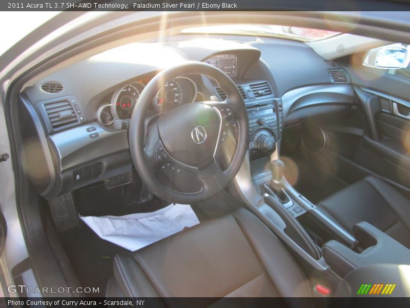 Paladium Silver Pearl / Ebony Black 2011 Acura TL 3.7 SH-AWD Technology