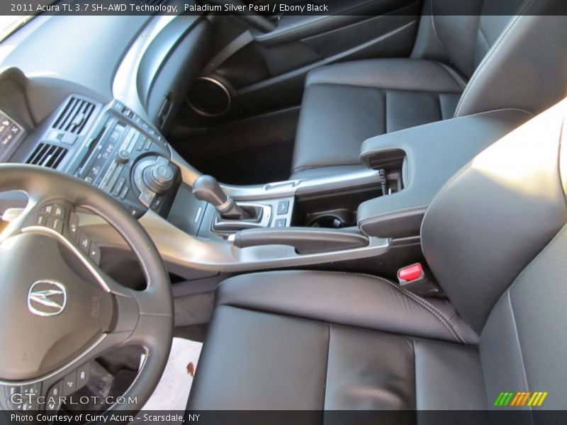 Paladium Silver Pearl / Ebony Black 2011 Acura TL 3.7 SH-AWD Technology