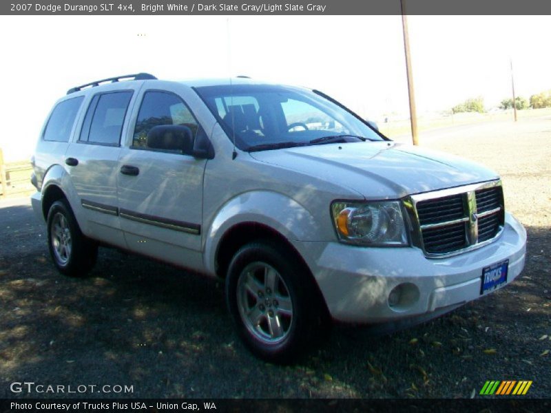Bright White / Dark Slate Gray/Light Slate Gray 2007 Dodge Durango SLT 4x4