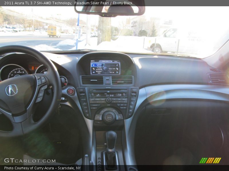 Paladium Silver Pearl / Ebony Black 2011 Acura TL 3.7 SH-AWD Technology